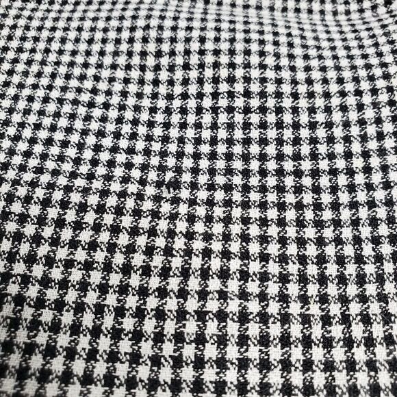 VINTAGE 90s skirt micro houndstooth dark academia pencil S - Picture 7 of 9